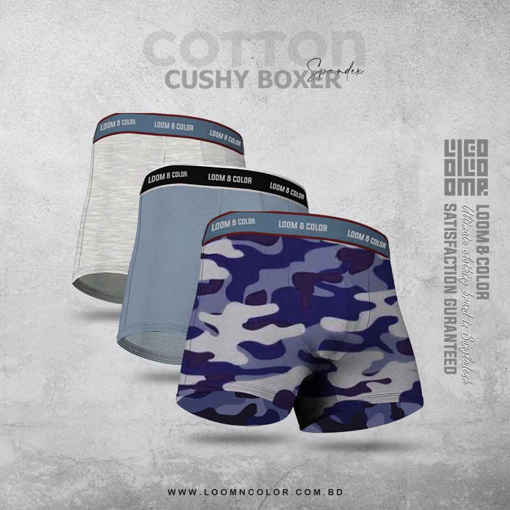 PREMIUM BOXER 3 PACK-(CAMOFLAGE-LTBLUE-GREYMEL)