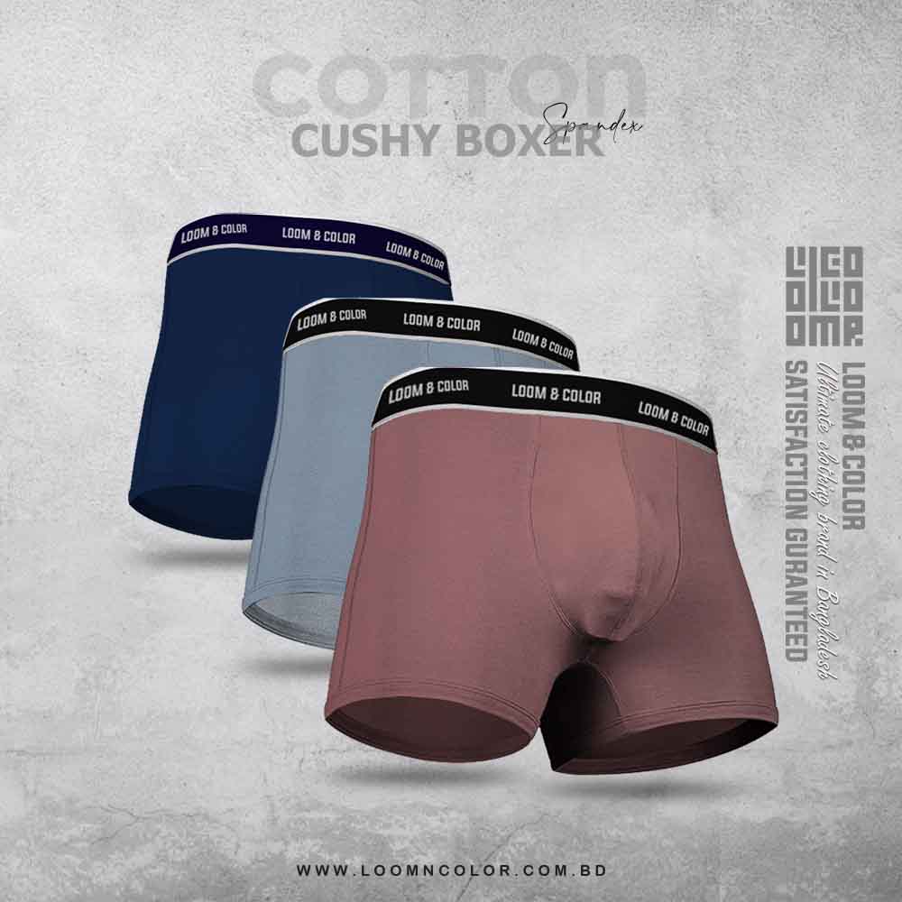PREMIUM BOXER 3 PACK-(LTMAROON-LTBLUE-NAVY)