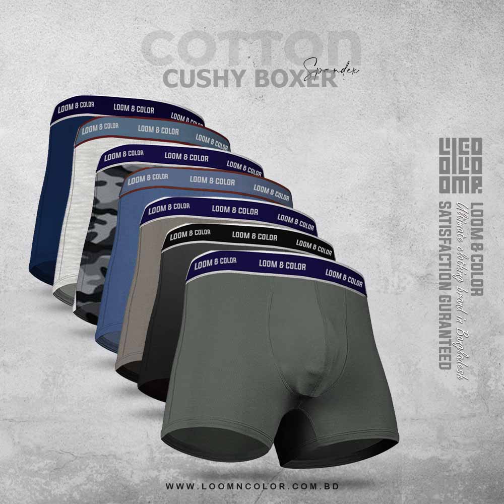PREMIUM BOXER 7 PACK-(DARK GREY COMBO)
